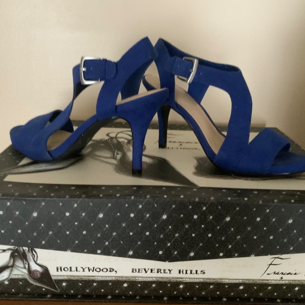 Suede High Heel Sandal